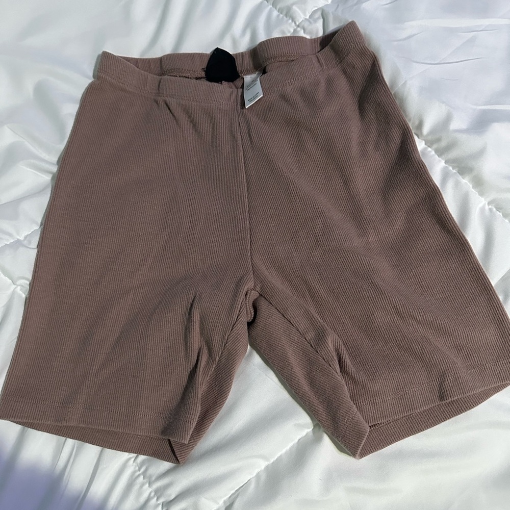 dusty rose pacsun biker shorts